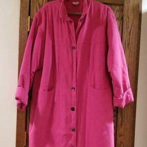 CMC Color Me Cotton Fuchsia Coat -  L/XL